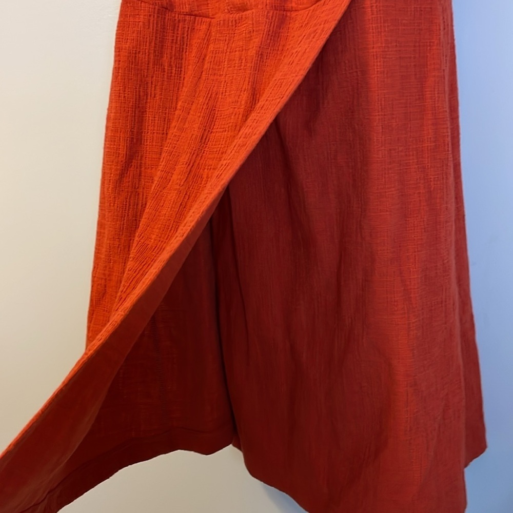 Madewell Cross Front Wrap Flutter Sleeve Mini Dre… - image 7